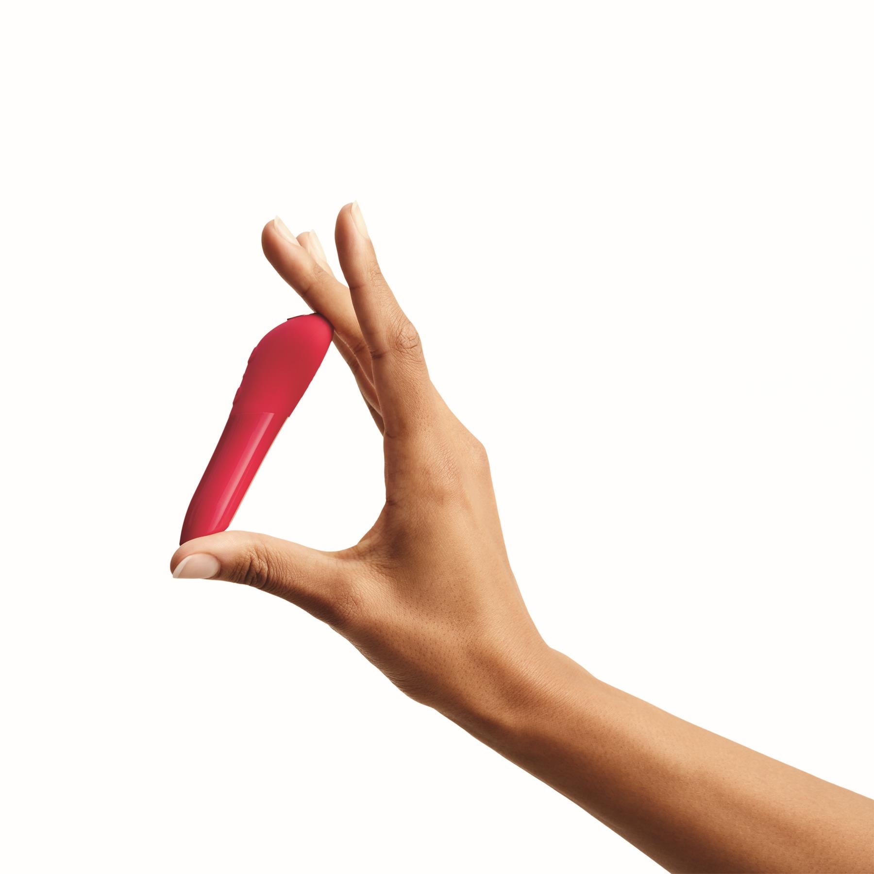 We-Vibe Tango X Bullet Vibrator Hand Shot - Red