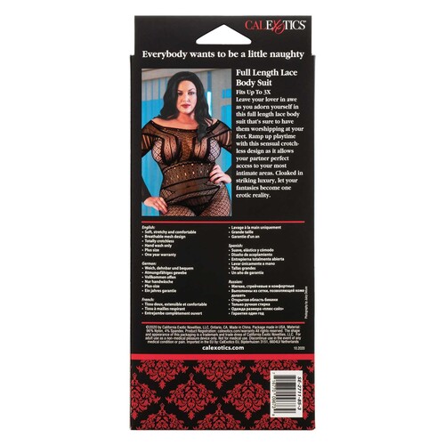E570 Scandal full length bodystocking Plus box back