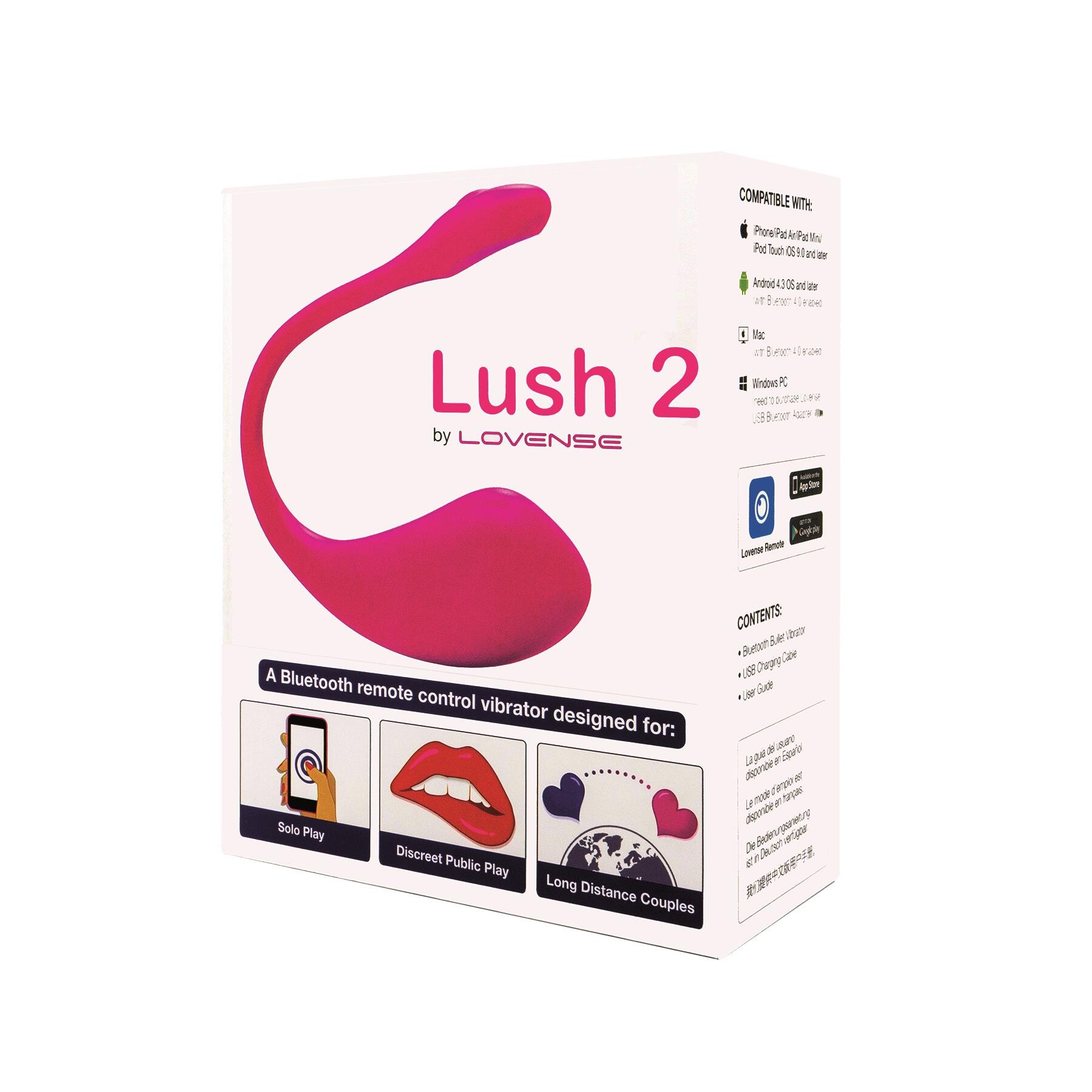 Lovense Lush 2 Bluetooth Bullet Vibrator Package Shot