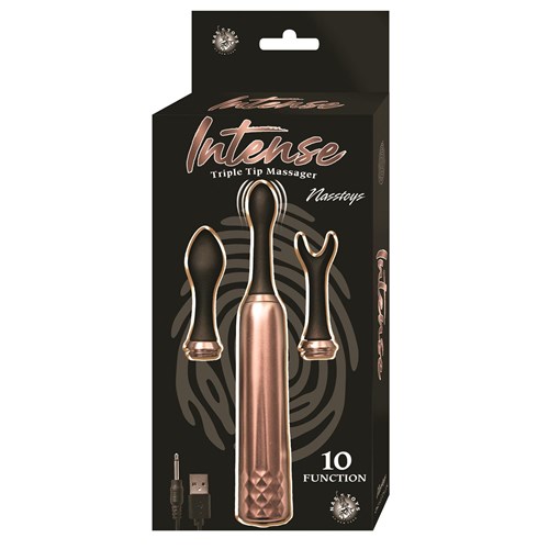 Intense Triple Tip Clitoral Massager Package Shot