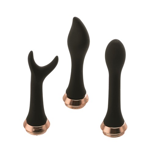 Intense Triple Tip Clitoral Massager - Tip Attachments