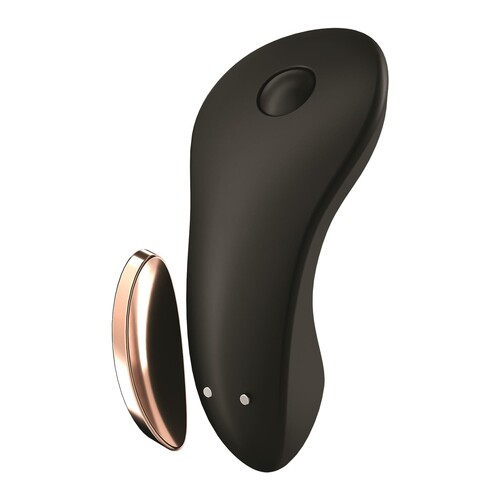 Satisfyer Little Secret Panty Vibrator Product Showing Magnet Off Vibrator