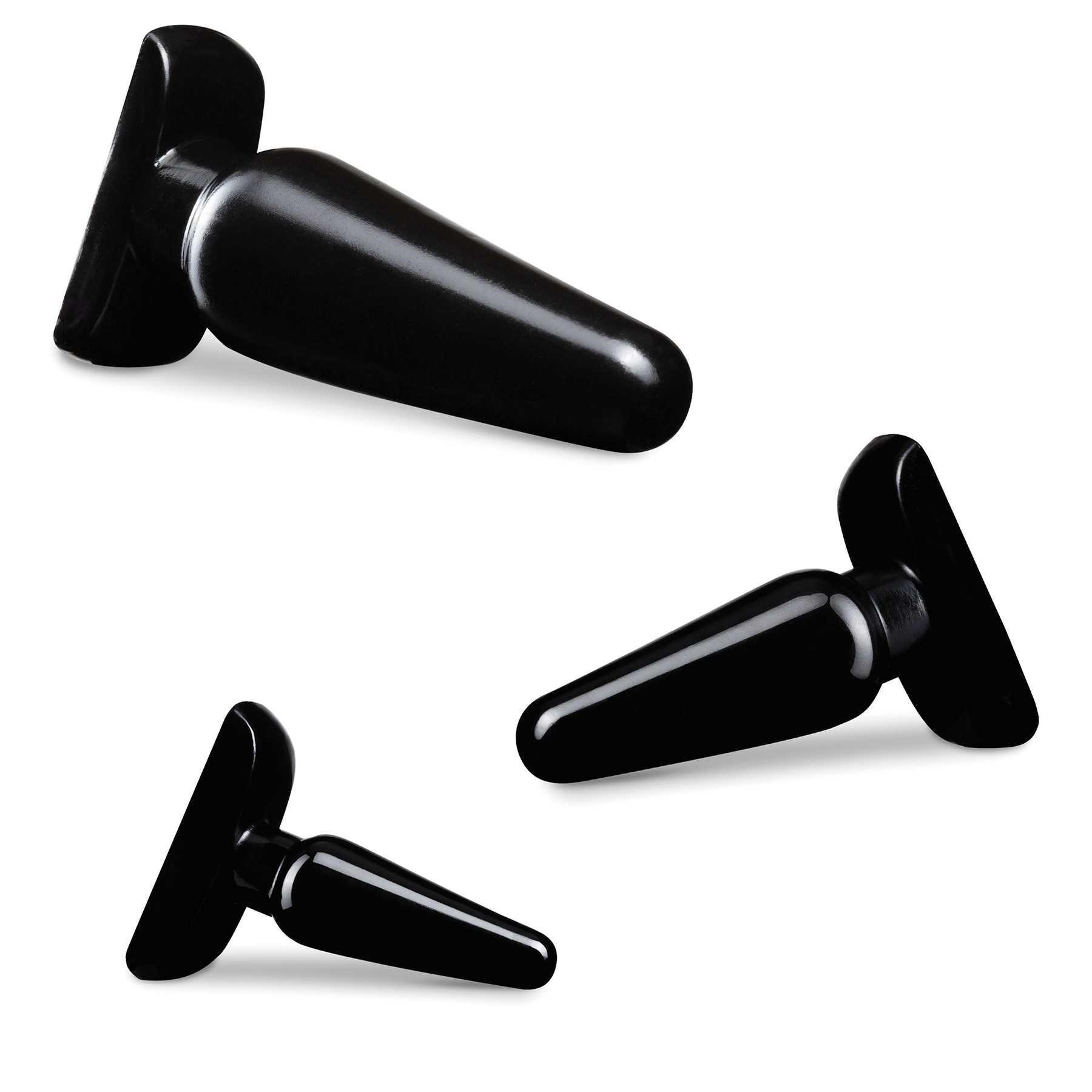 anal adventures basic plug kit angled image