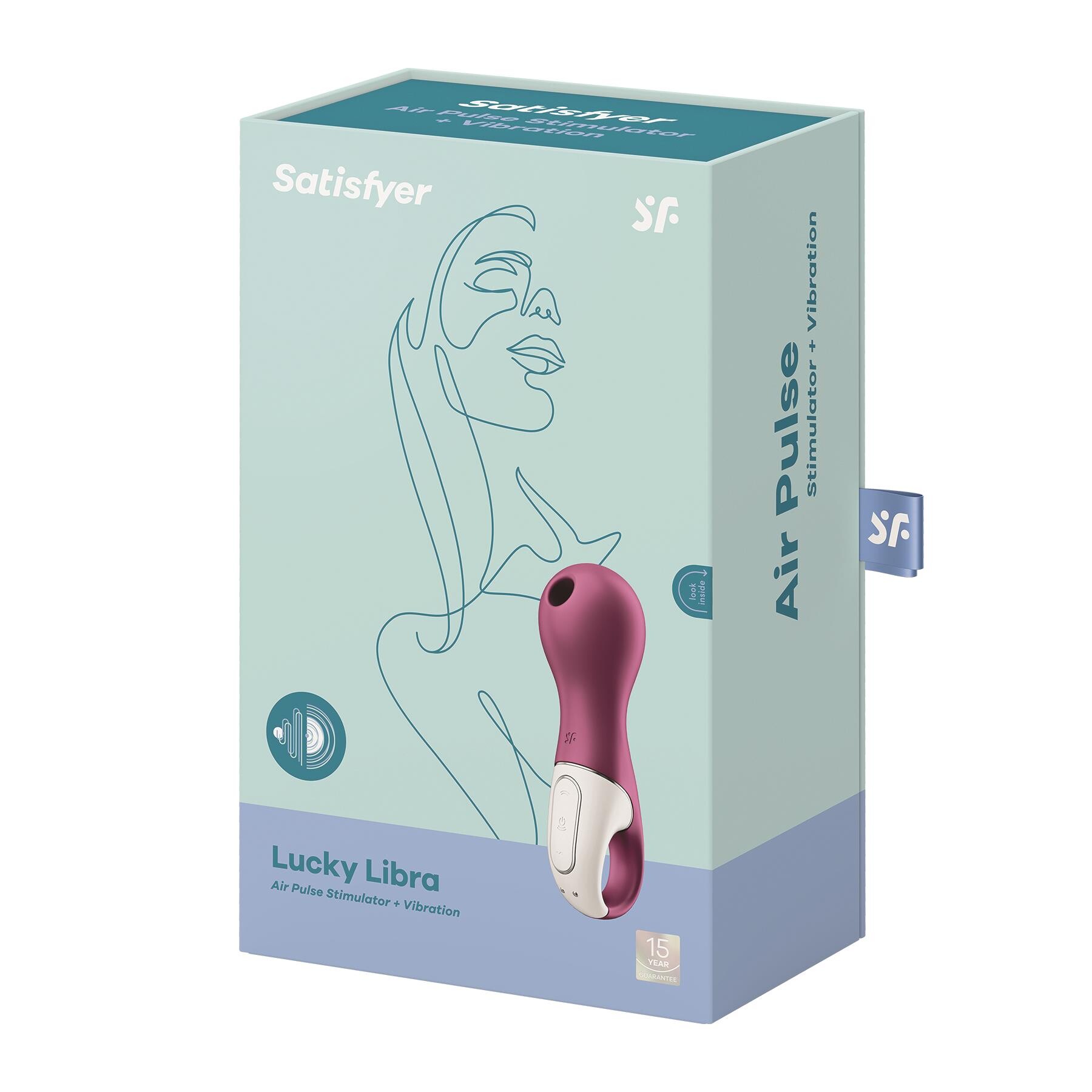 Satisfyer Lucky Libra Air Pulse Clitoral Stimulator Packaging Shot