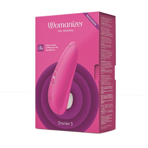 Womanizer Starlet 3 Clitoral Stimulator Packaging Shot - Pink