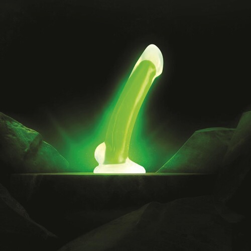 Neo Elite Omnia Glow-In-The-Dark Dildo Showing Glow in the Dark