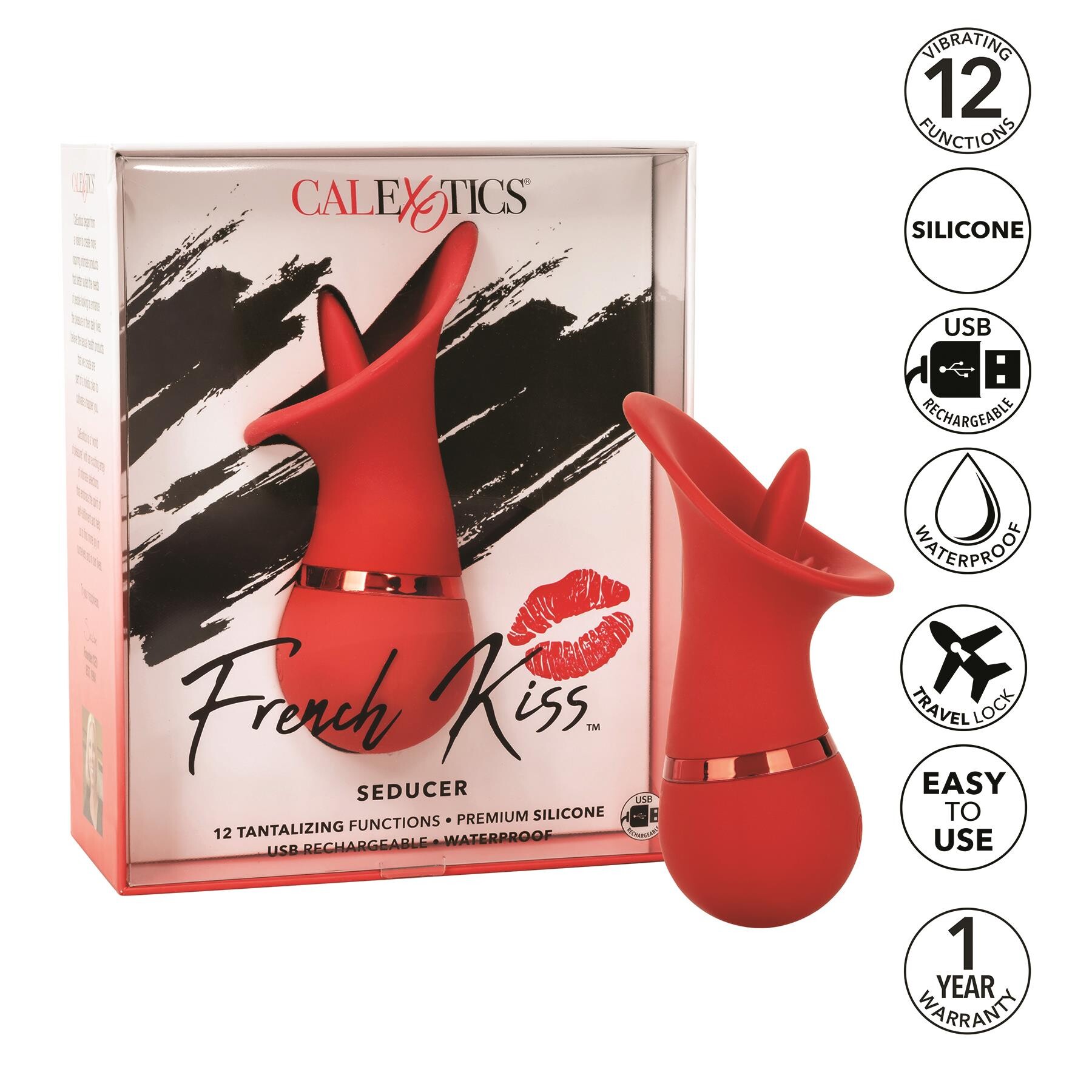 French Kiss Seducer Clitoral Stimulator Features