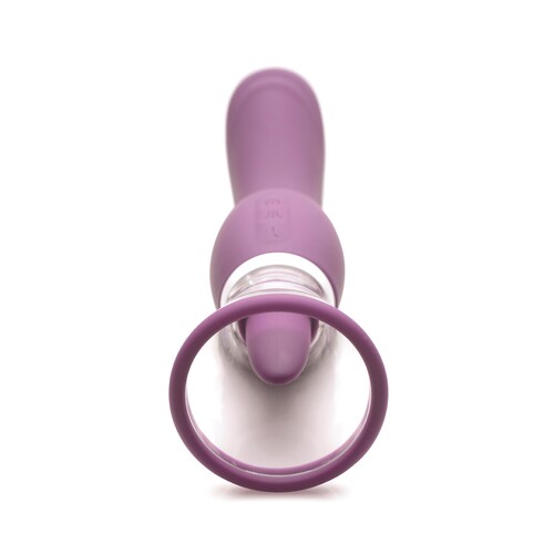 Shegasm Lickgasm Vibrating Pussy Pump  Product Shot with Small Cup