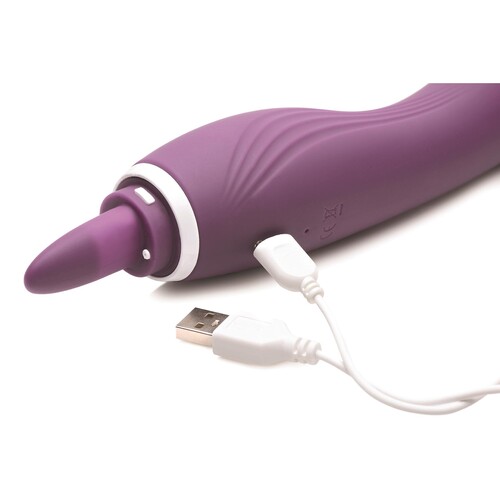 Shegasm Lickgasm Vibrating Pussy Pump - Showing Where Charger is Placed
