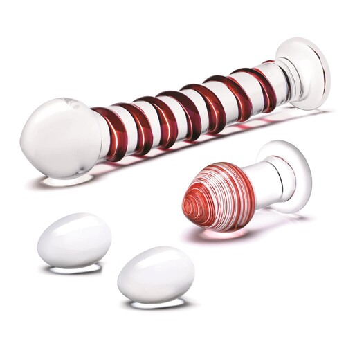 Glas Mr. Swirly 4 Piece Glass Set - All Components #2