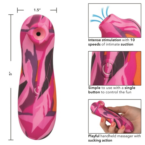 Naughty Bits Suck Buddy Playful Clitoral Stimulator - Instructions
