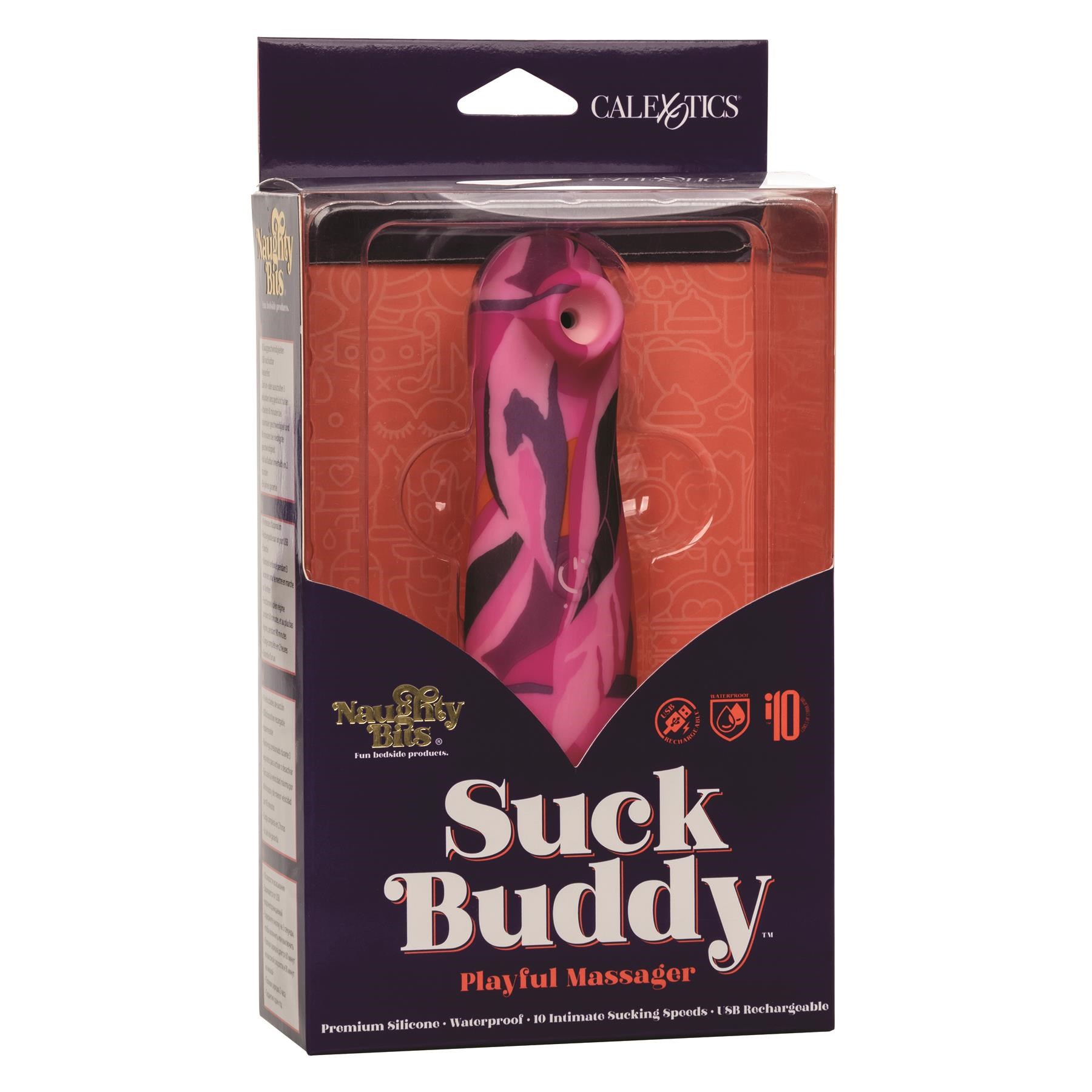 Naughty Bits Suck Buddy Playful Clitoral Stimulator - Packaging Shot