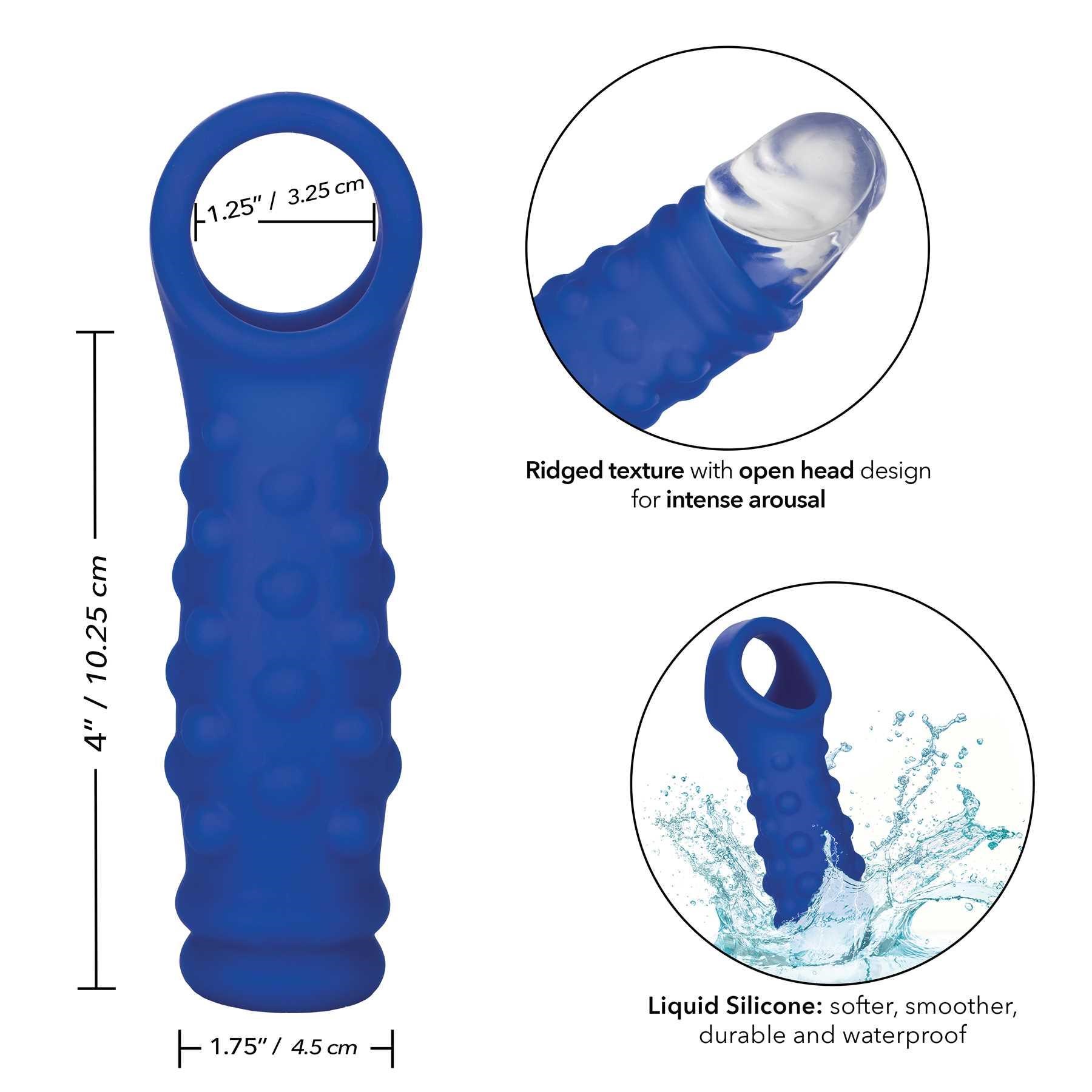 Admiral Silicone Beaded Extension with feature insets