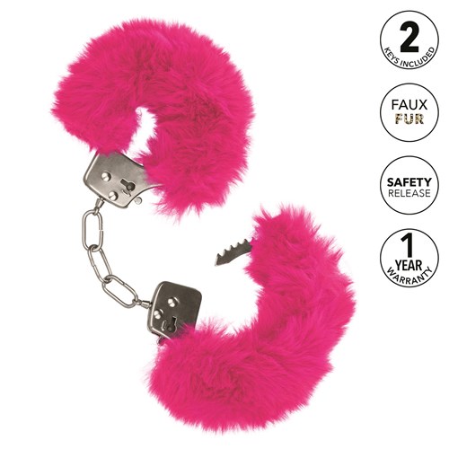 Ultra Furry Cuffs - Features - Pink
