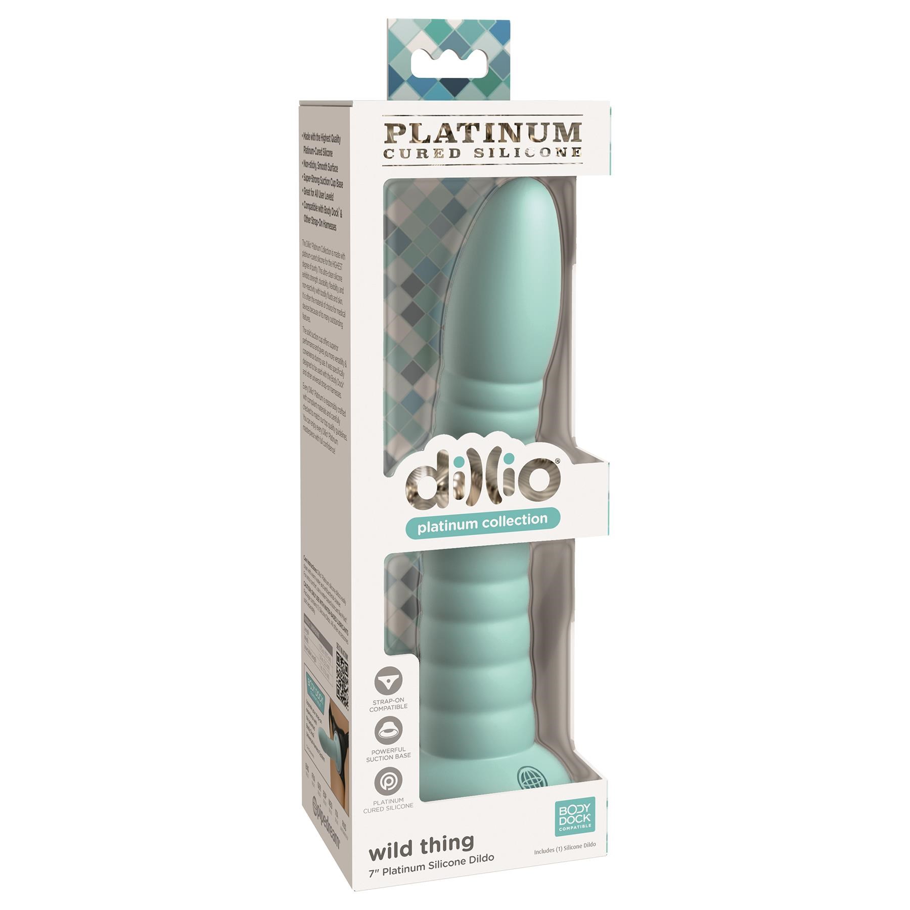 Dillio Platinum Wild Thing Dildo - Packaging Shot