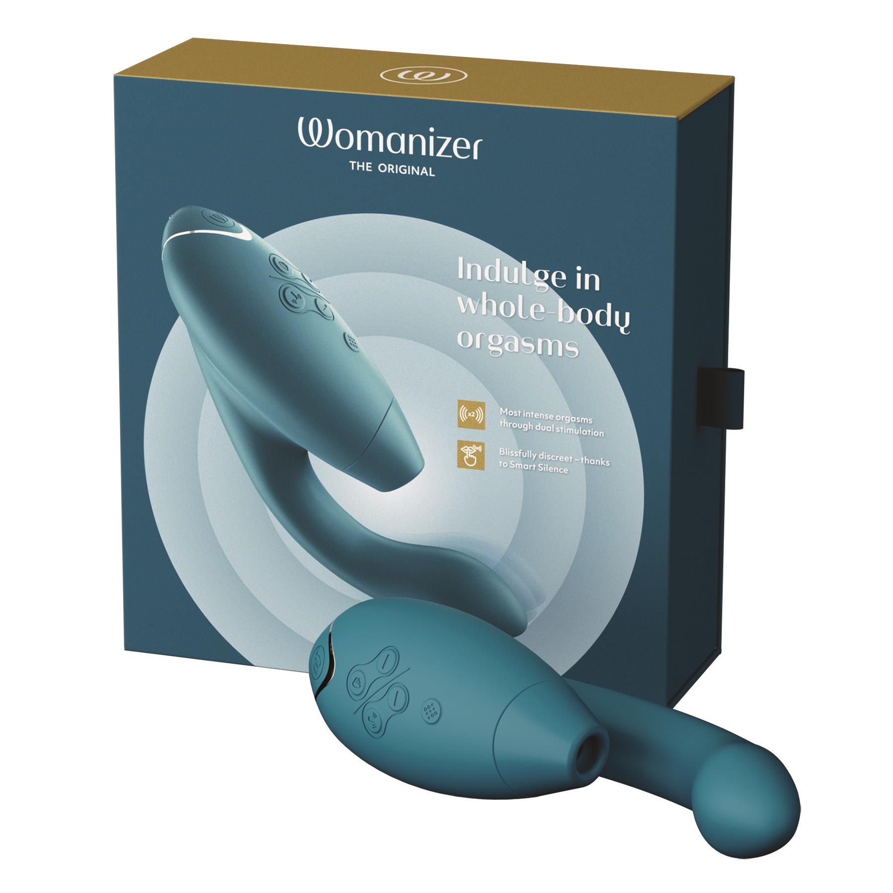 Womanizer Duo 2 Dual Stimulator - Product and Packaging