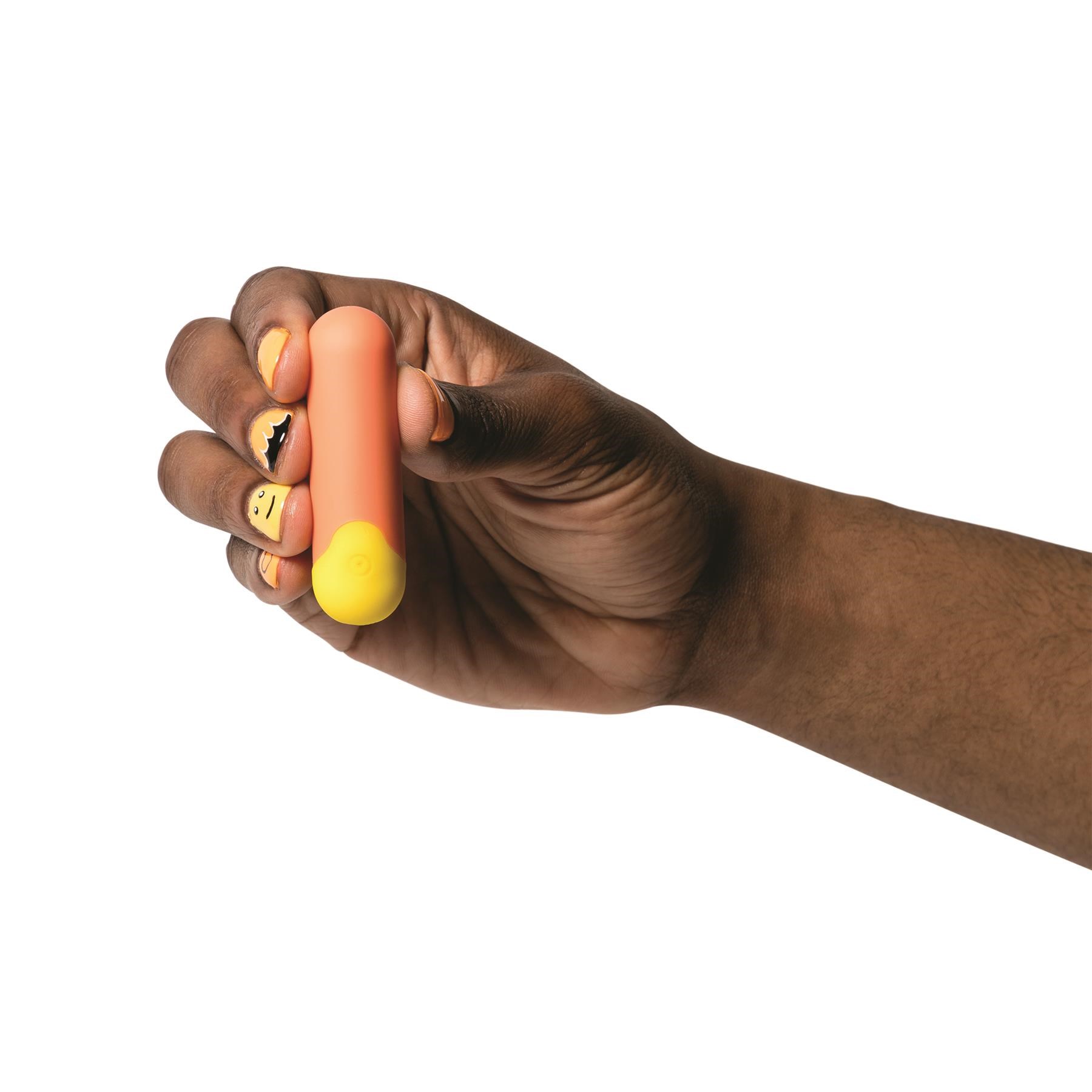 Romp Riot Bullet Vibrator - Hand Shot to Show Size