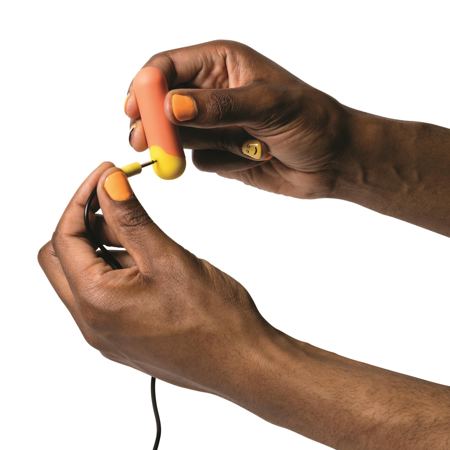 Romp Riot Bullet Vibrator - Hand Shot to Show Size
