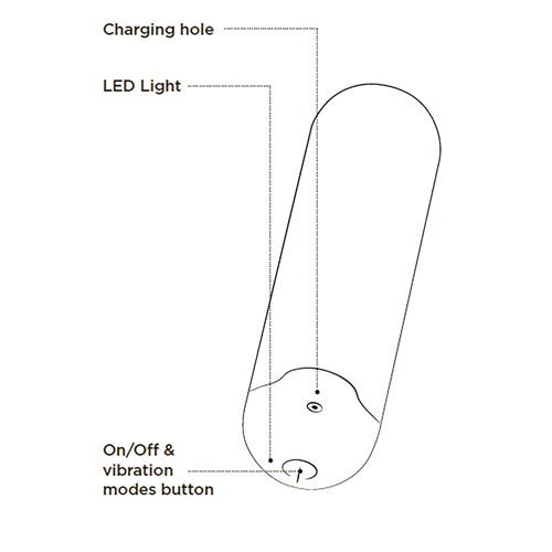 Romp Riot Bullet Vibrator - Instructions