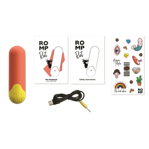 Romp Riot Bullet Vibrator - All Components