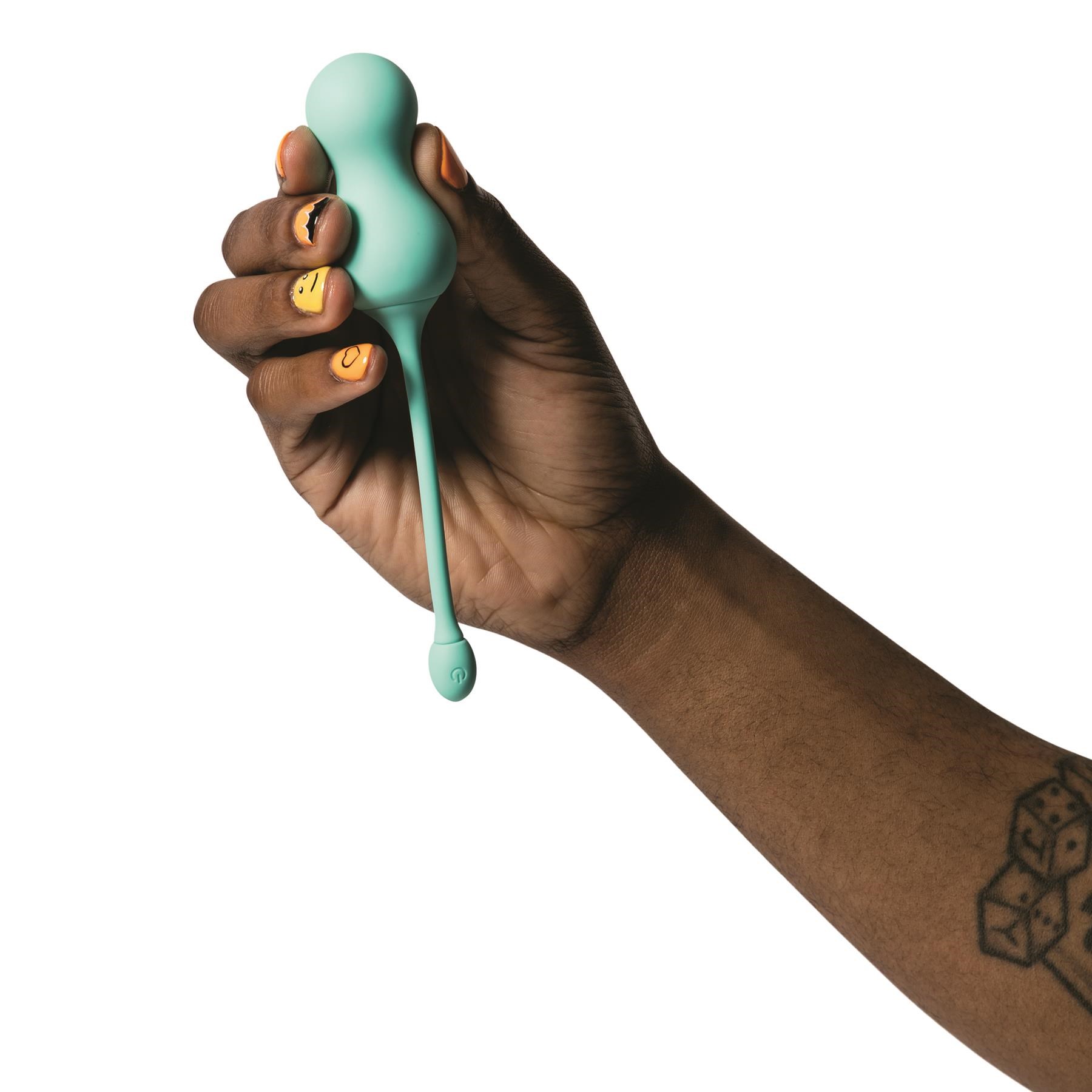 Romp Cello Vibrating Egg - Hand Shot
