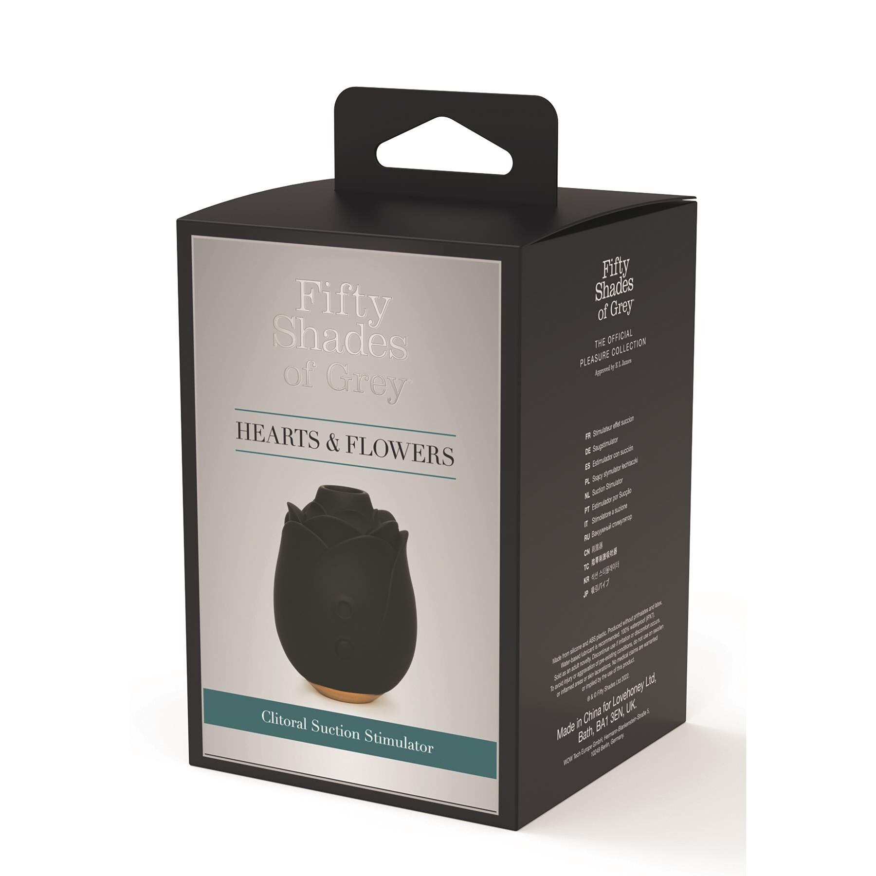 Fifty Shades of Grey Hearts And Flowers Clitoral Stimulator - Packaging