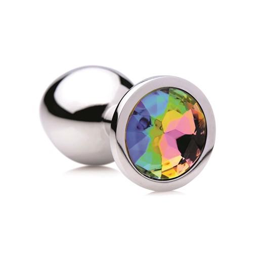 Rainbow Prism Gem Anal Plug - Product Shot #2 - Medium