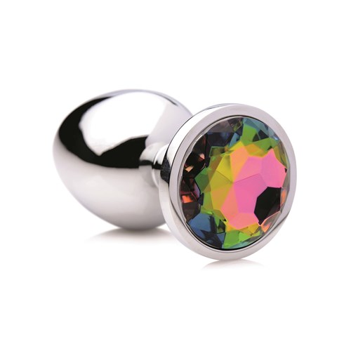 Rainbow Prism Gem Anal Plug - Product Shot #2 - Large