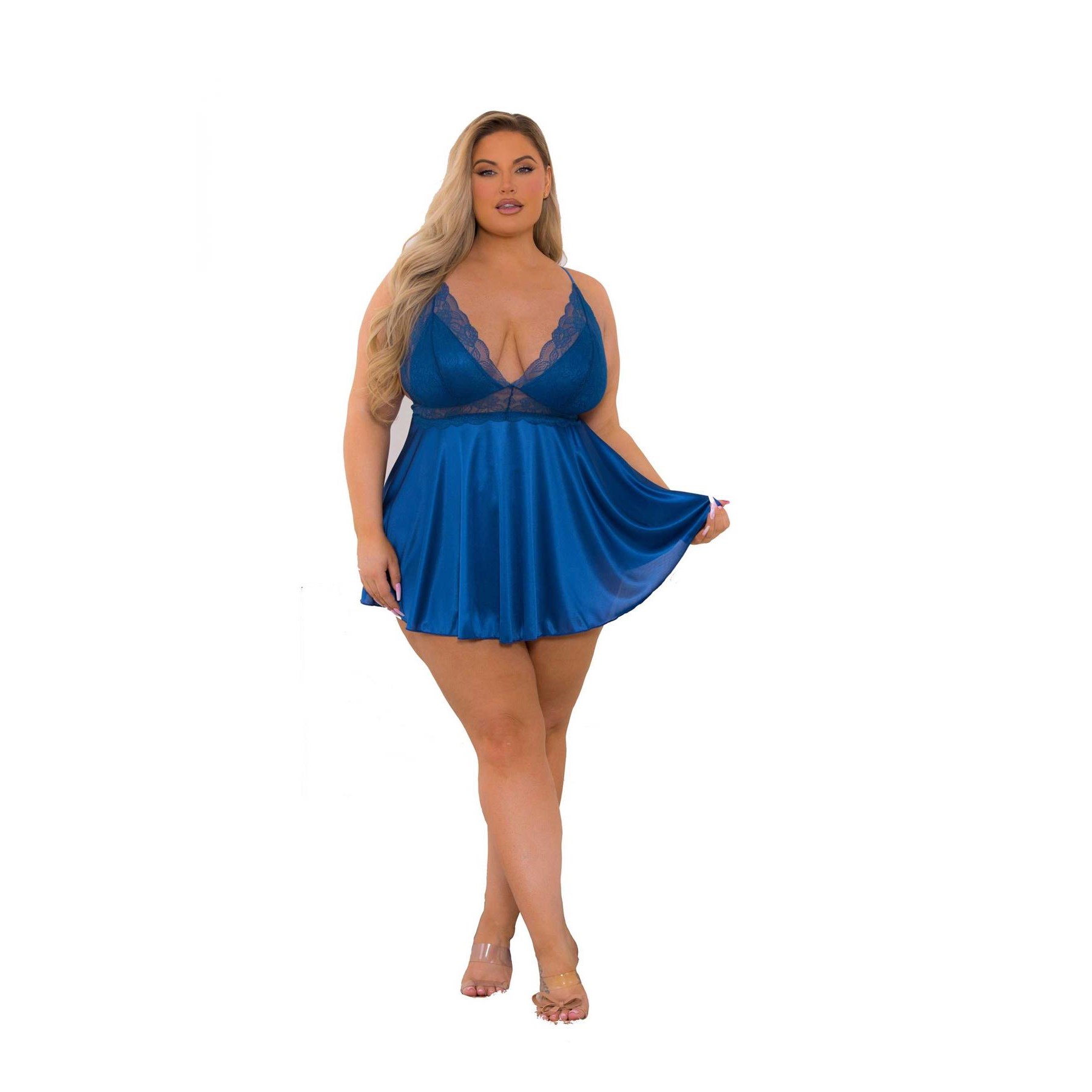front queen size blue