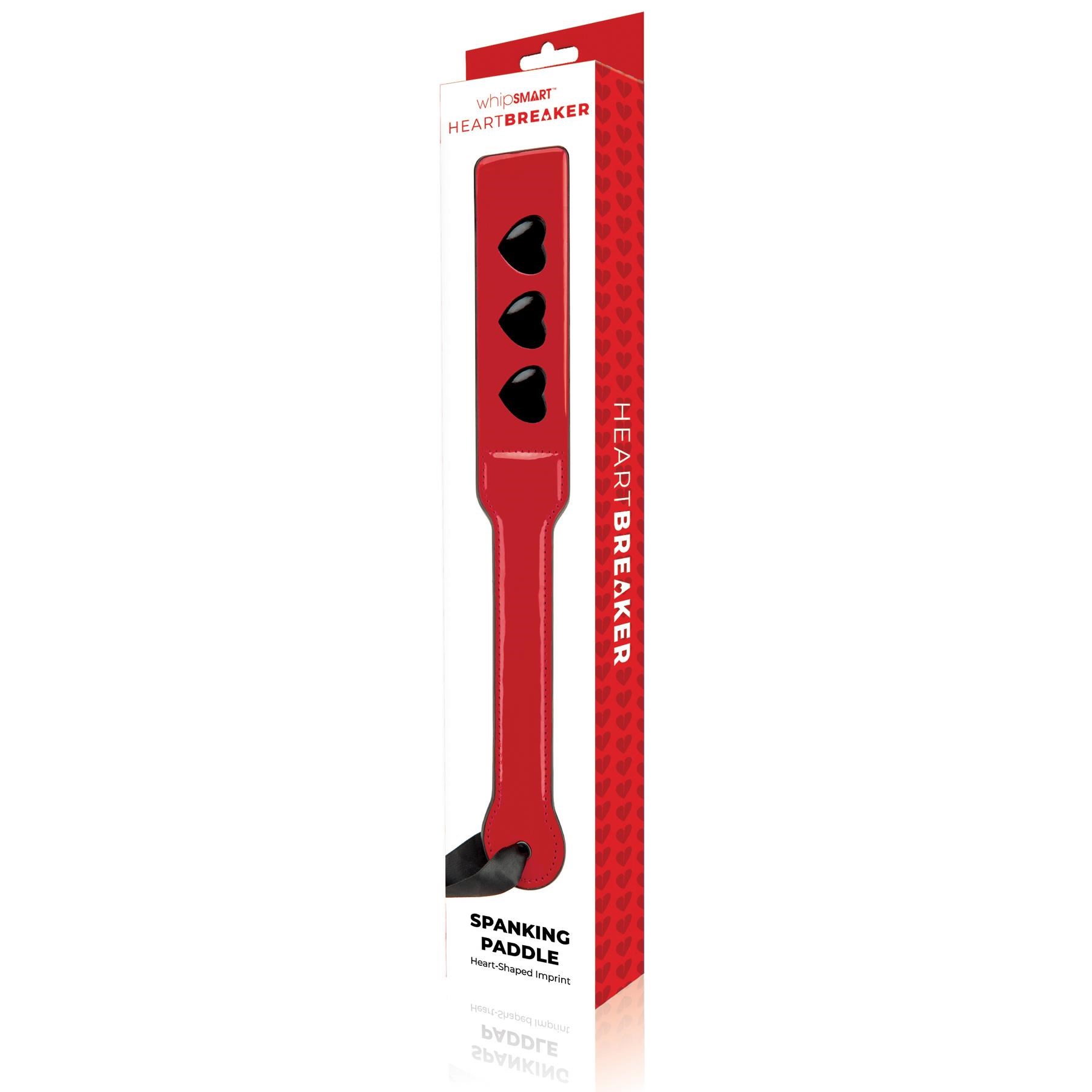 Whipsmart Heartbreaker Spanking Paddle - Packaging Shot