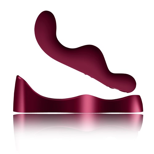 Rocks-Off Ruby Glow Blush Grinder - Vibrator and Charging Case