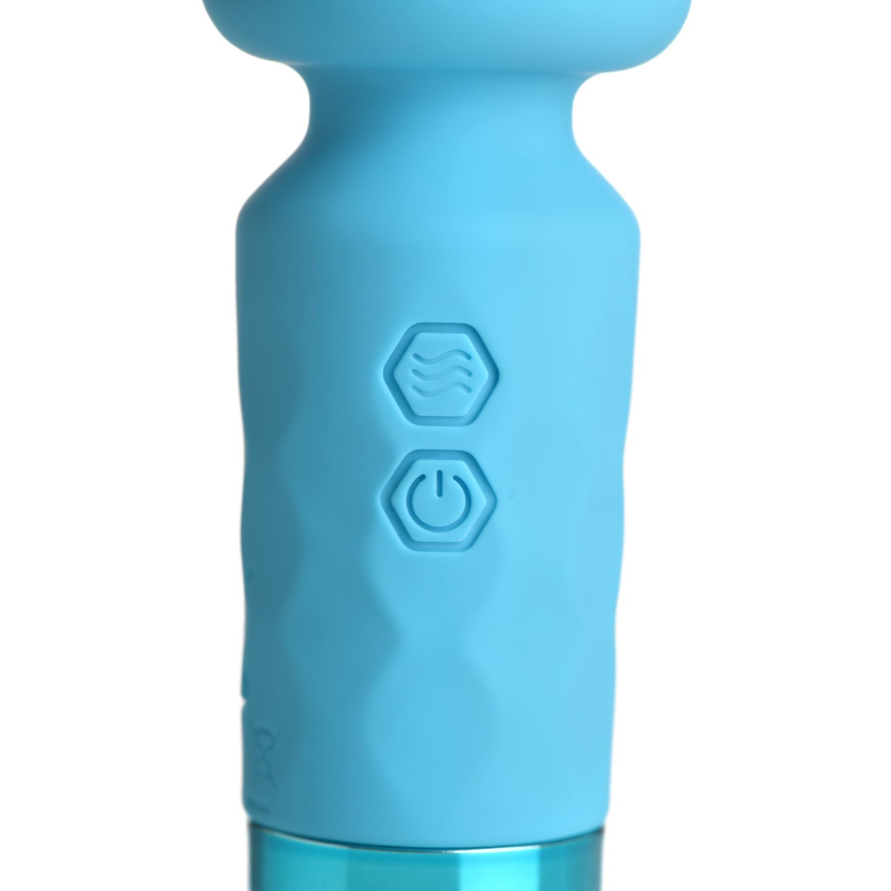 Bang! 10 Function Mini Silicone Wand - Product Shot - Close Up on Control Buttons