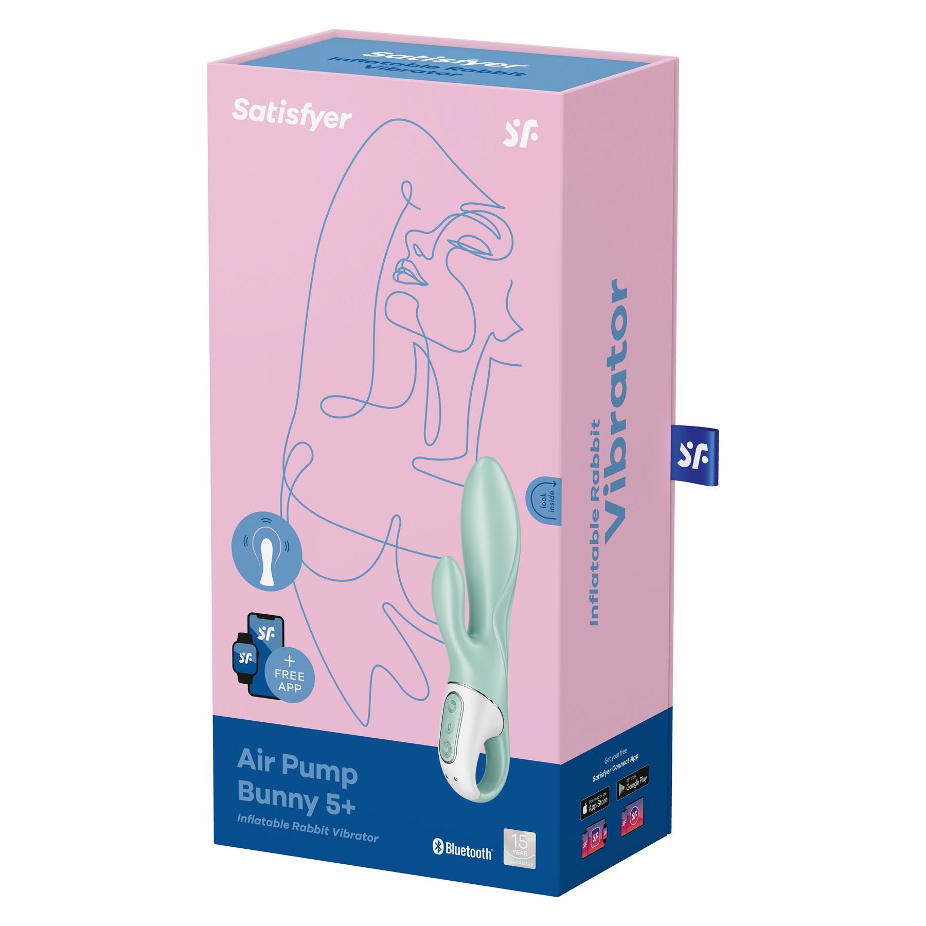Satisfyer Air Pump Inflatable Bunny - Packaging Shot