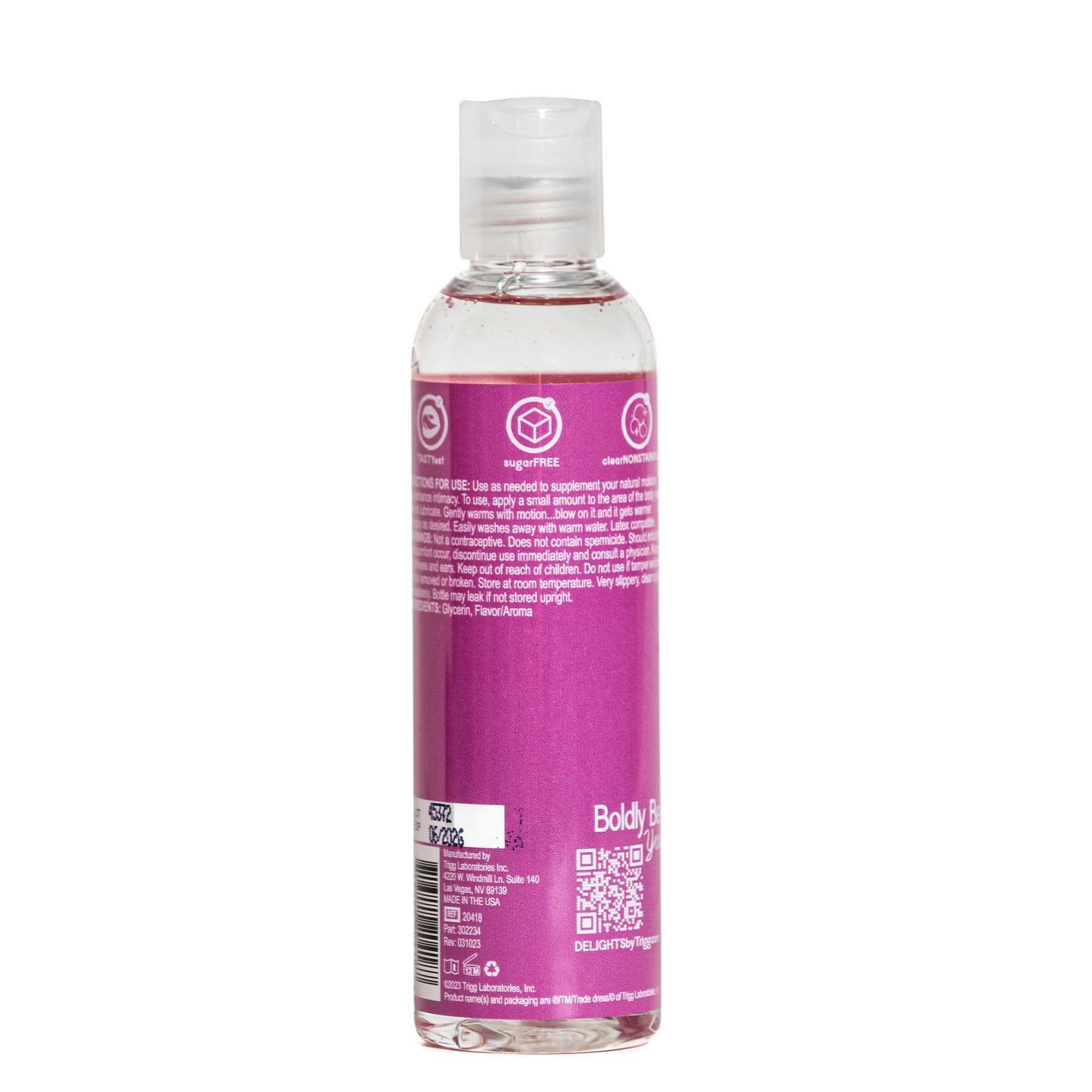 WET WARMING DELIGHTS by Trigg Passion Punch - Flavored Lube back