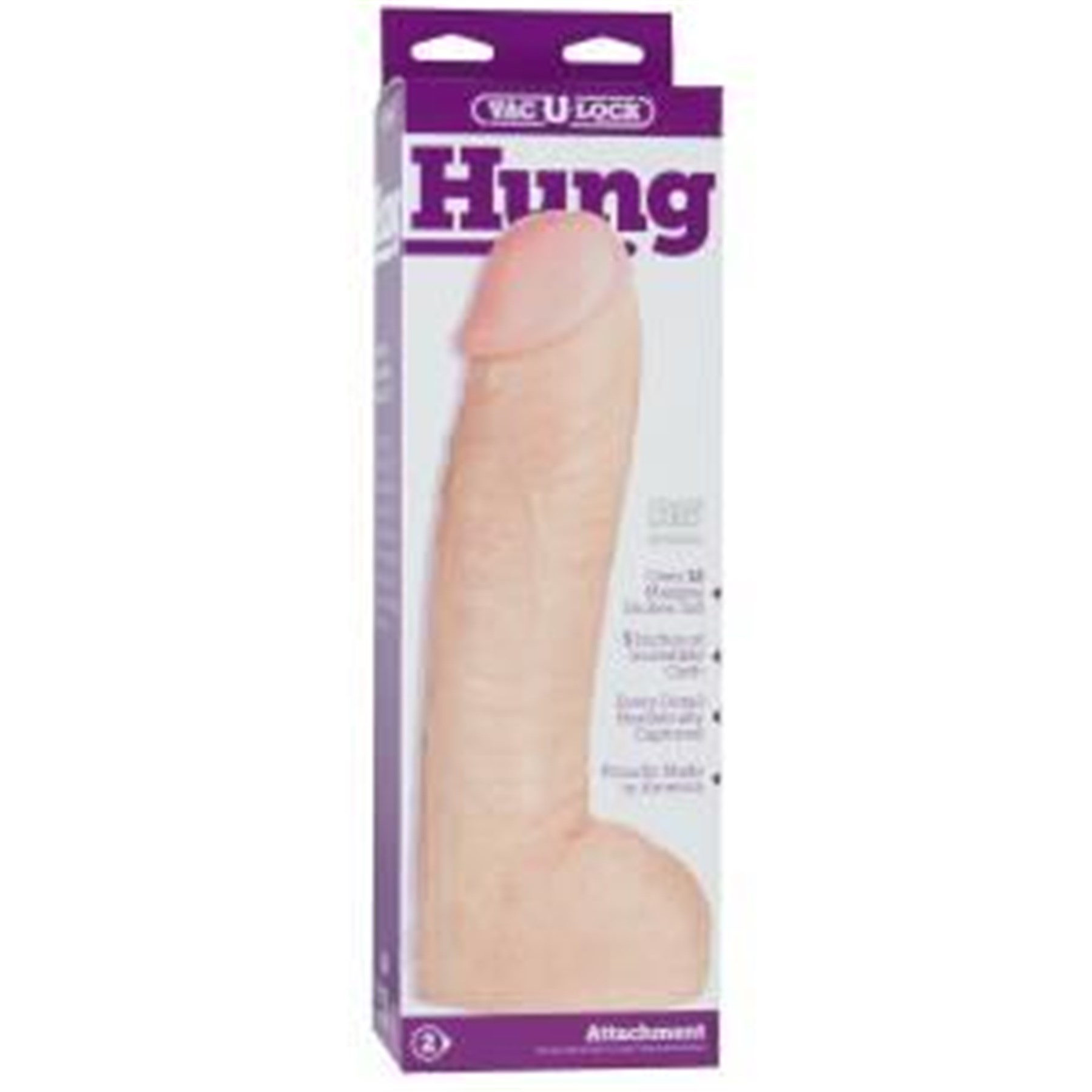 Hung 12.5" Dildo white box