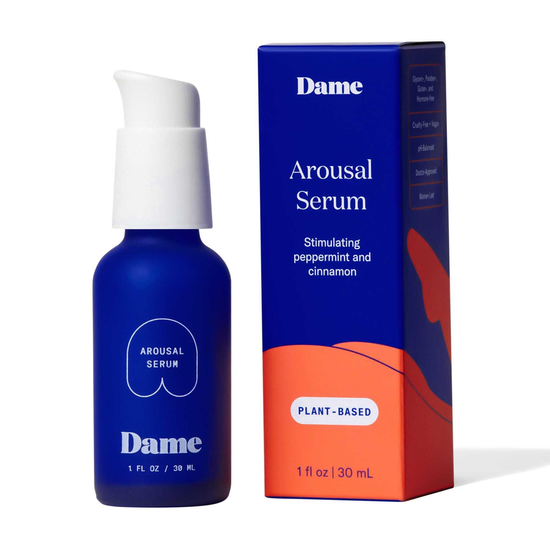 Dame Arousal Serum - Peppermint with box front
