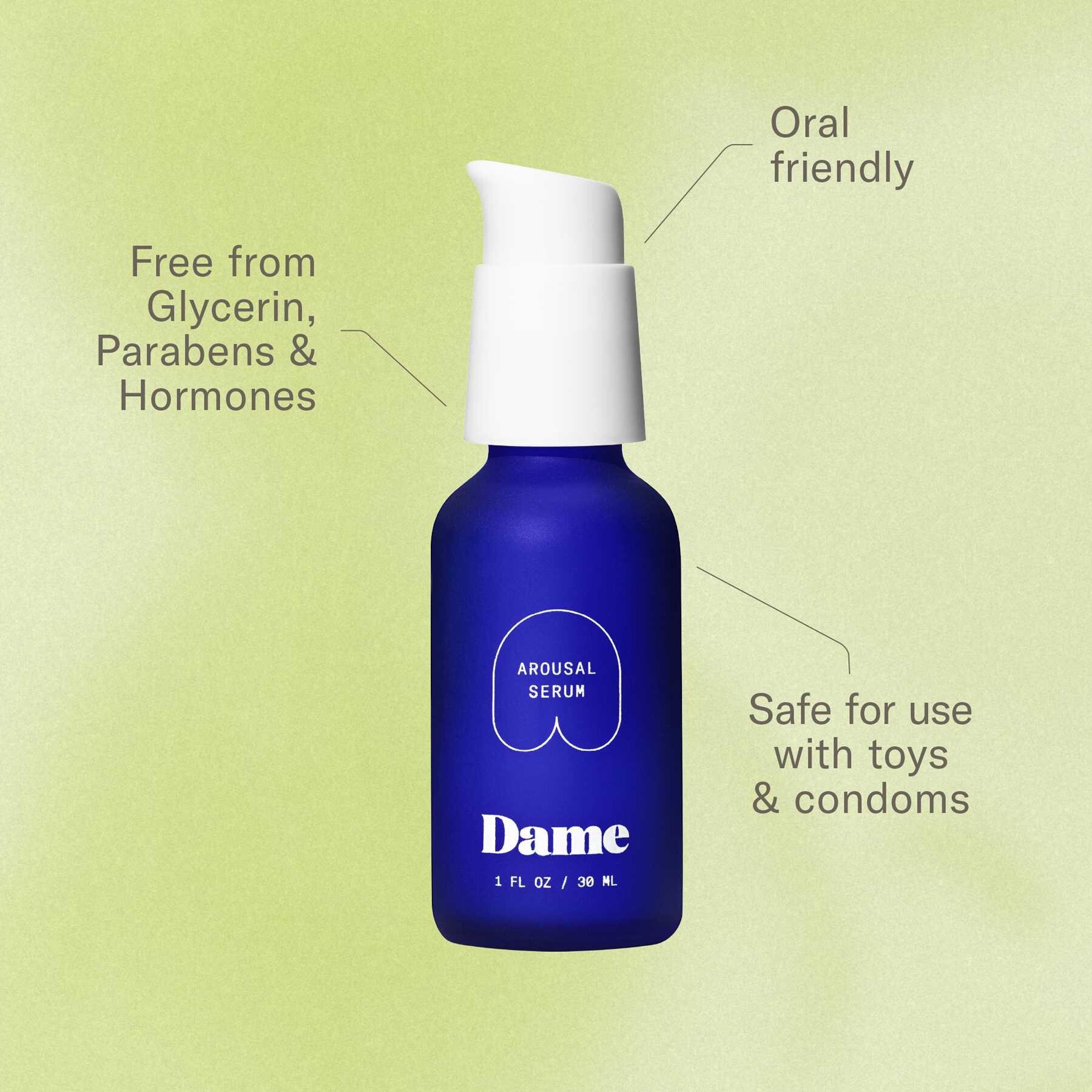 Dame Arousal Serum - Peppermint bottle