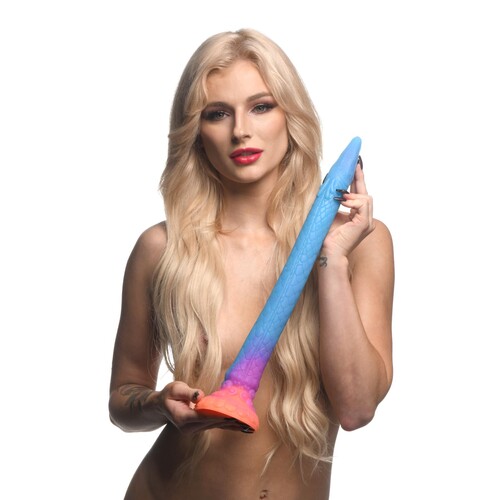 CreatureCocks Makara Snake Dildo - Model Shot to Show Size