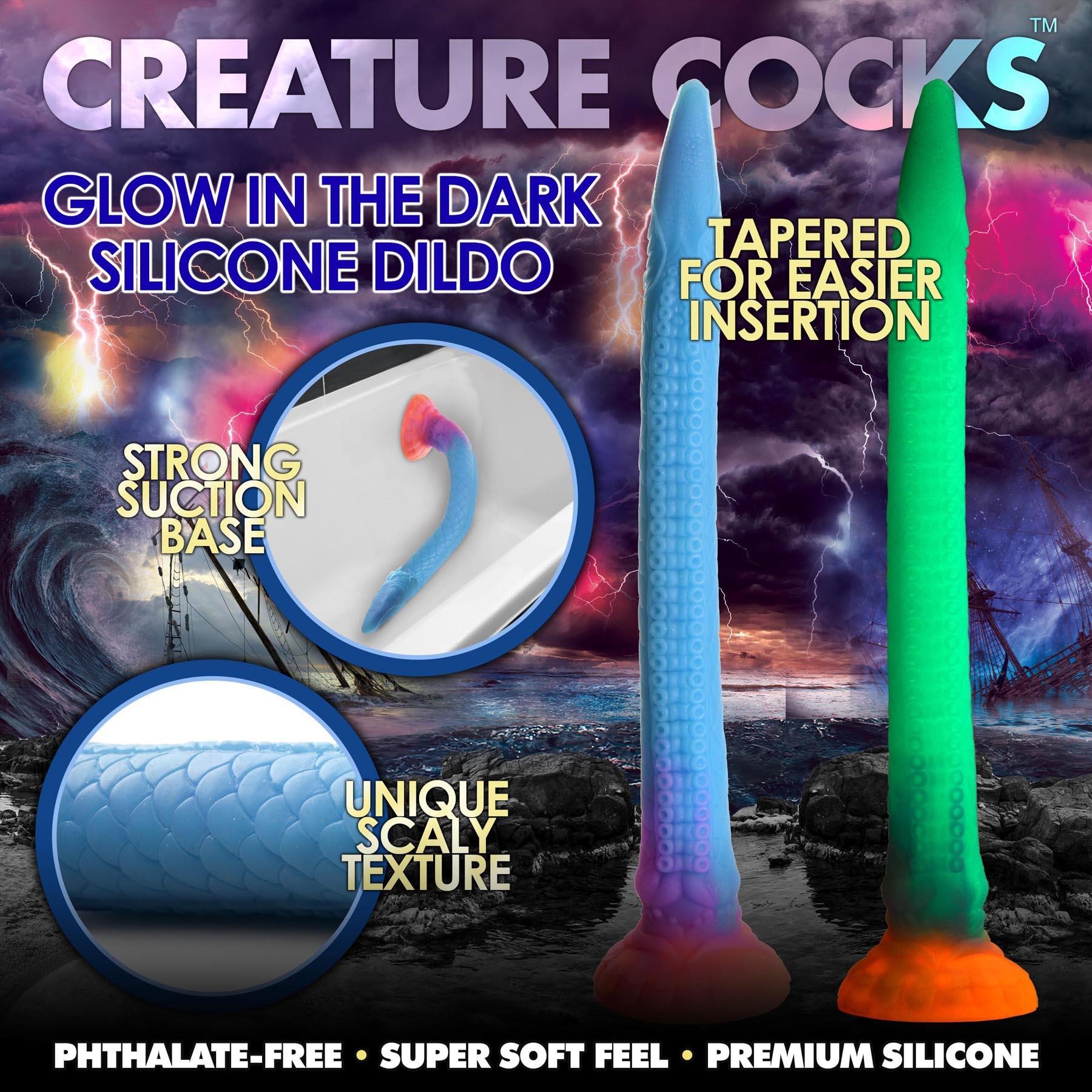 CreatureCocks Makara Snake Dildo - Lifestyle Image