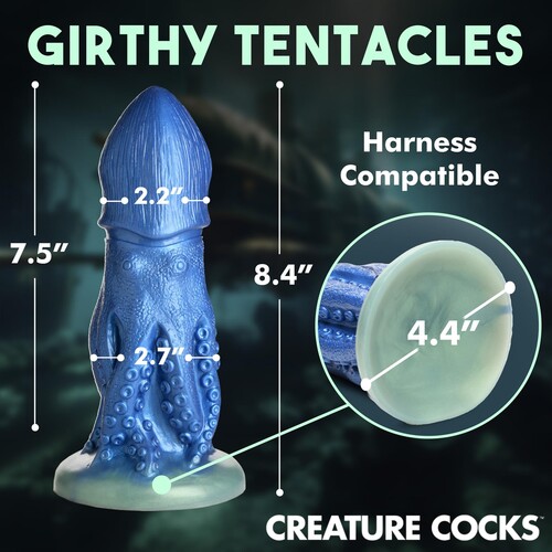 CreatureCocks Cocktopus Silicone Dildo - Features