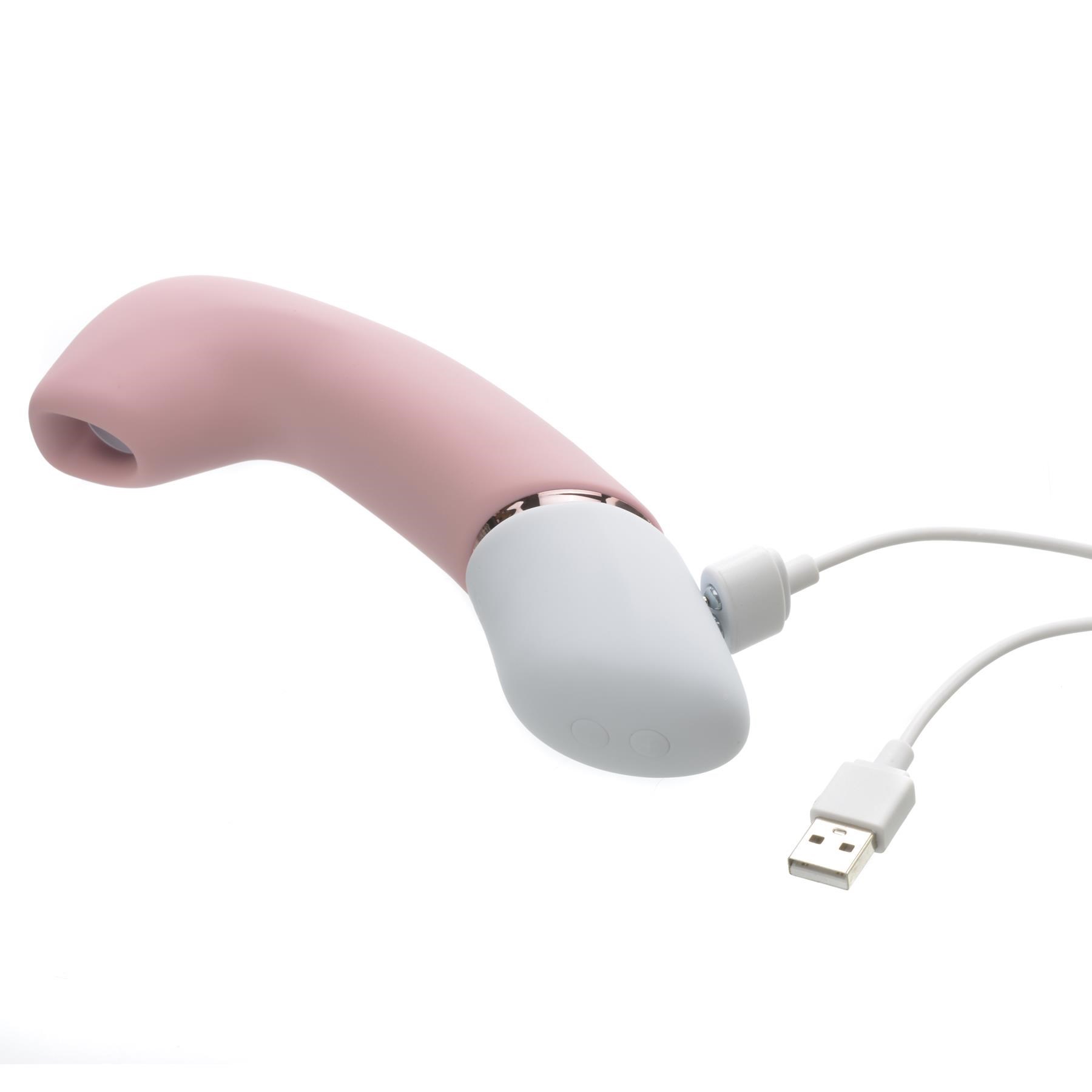 Satisfyer Marvelous Four Air Pulse Vibrator Set - Showing Where Charging Cable is Placed