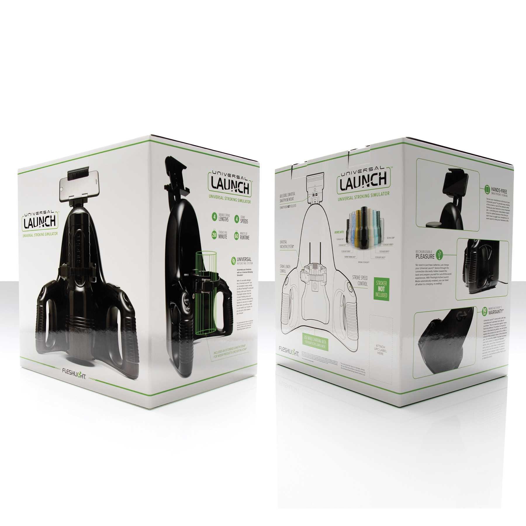 Fleshlight Launch front and box of box