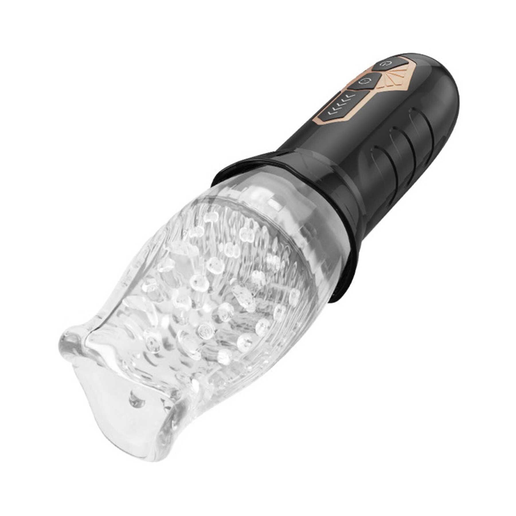 The Male Rose Masturbator laying on table