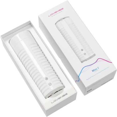 Lovense Max 2 Bluetooth Male Masturbator - Open Box Shot