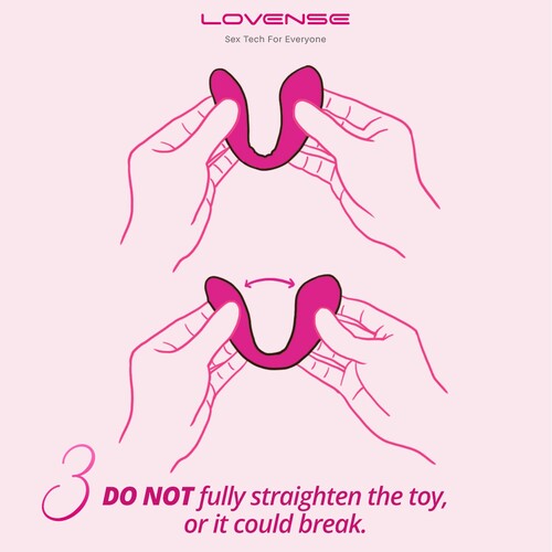 Lovense Dolce Bluetooth Dual Vibrator - Features