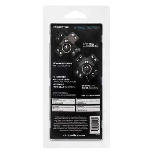 EUPHORIA COLLECTION O-RING PASTIES back