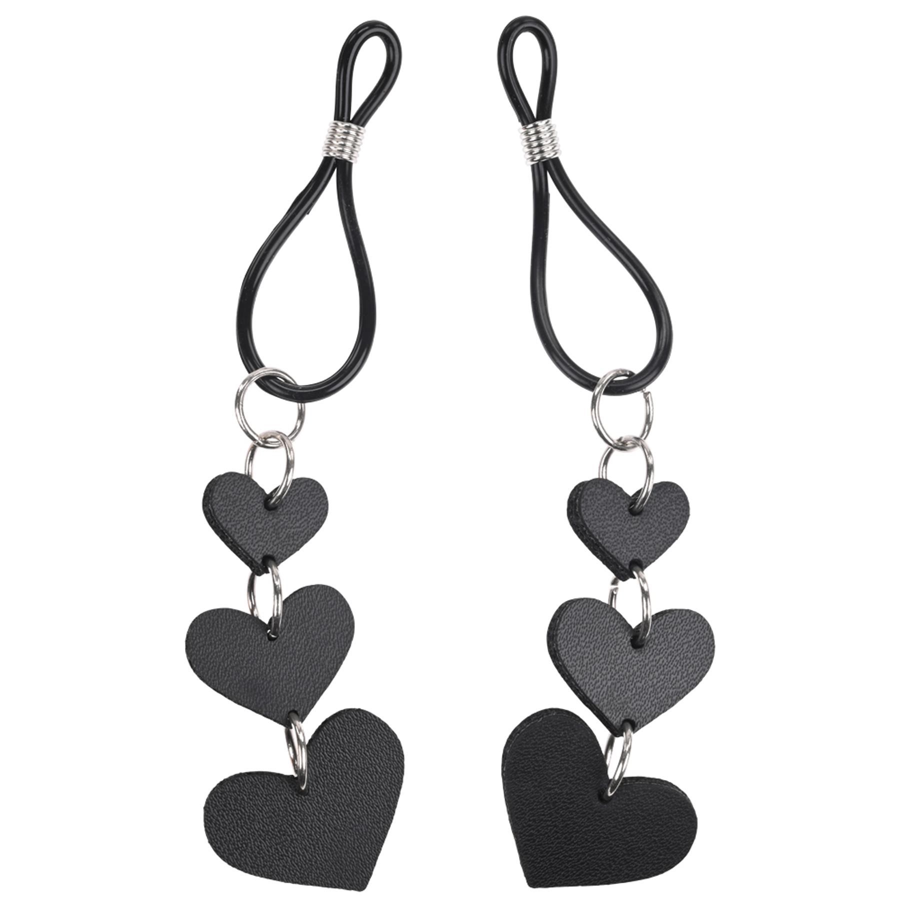 Sex & Mischief Heart Nipple Ties - Product Shot