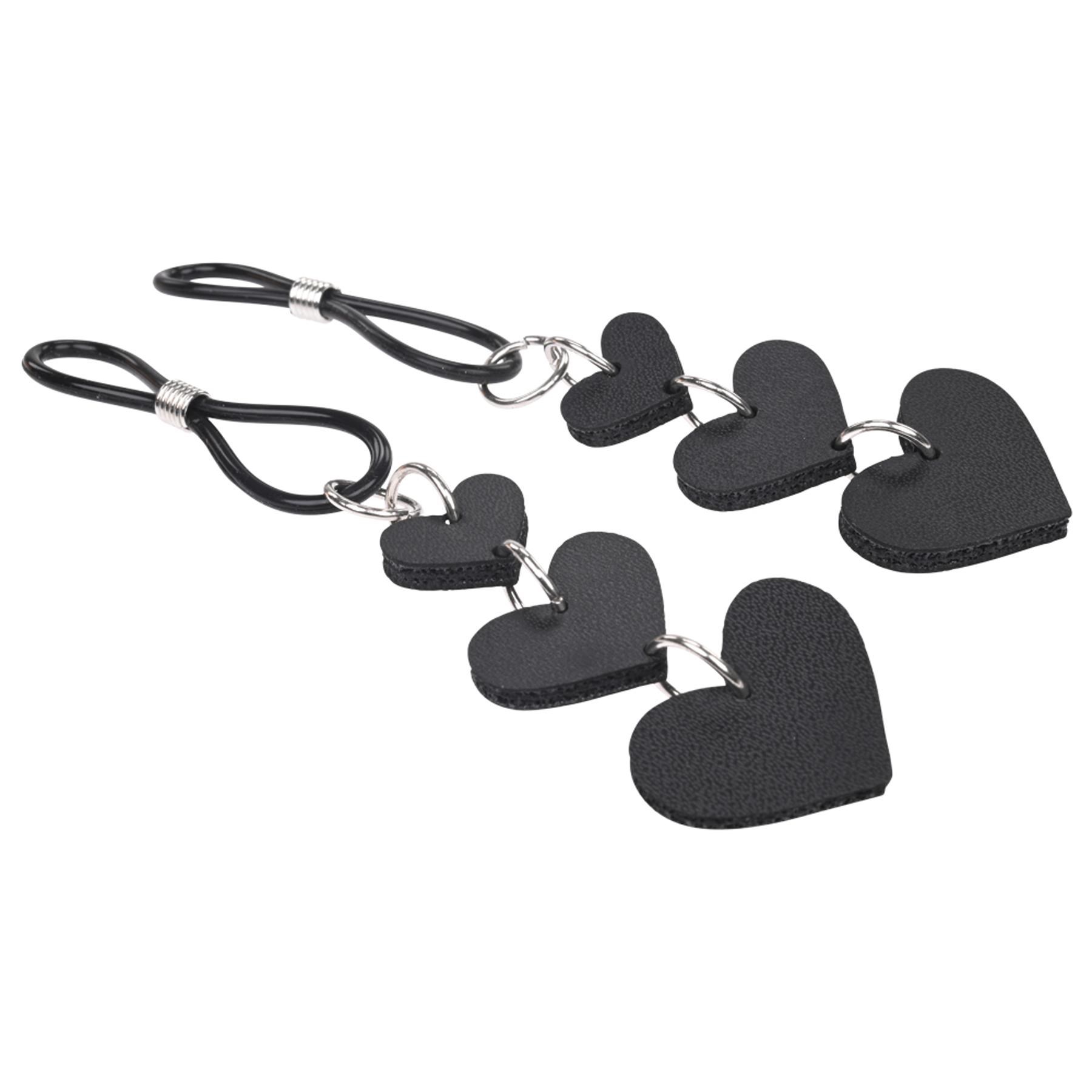 Sex & Mischief Heart Nipple Ties - Product Shot
