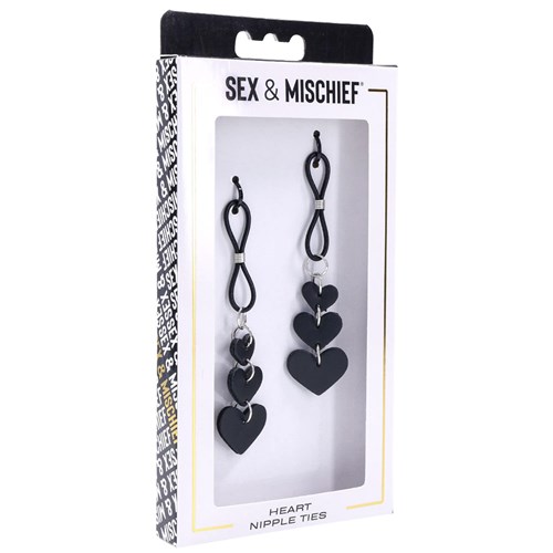 Sex & Mischief Heart Nipple Ties - Packaging Shot