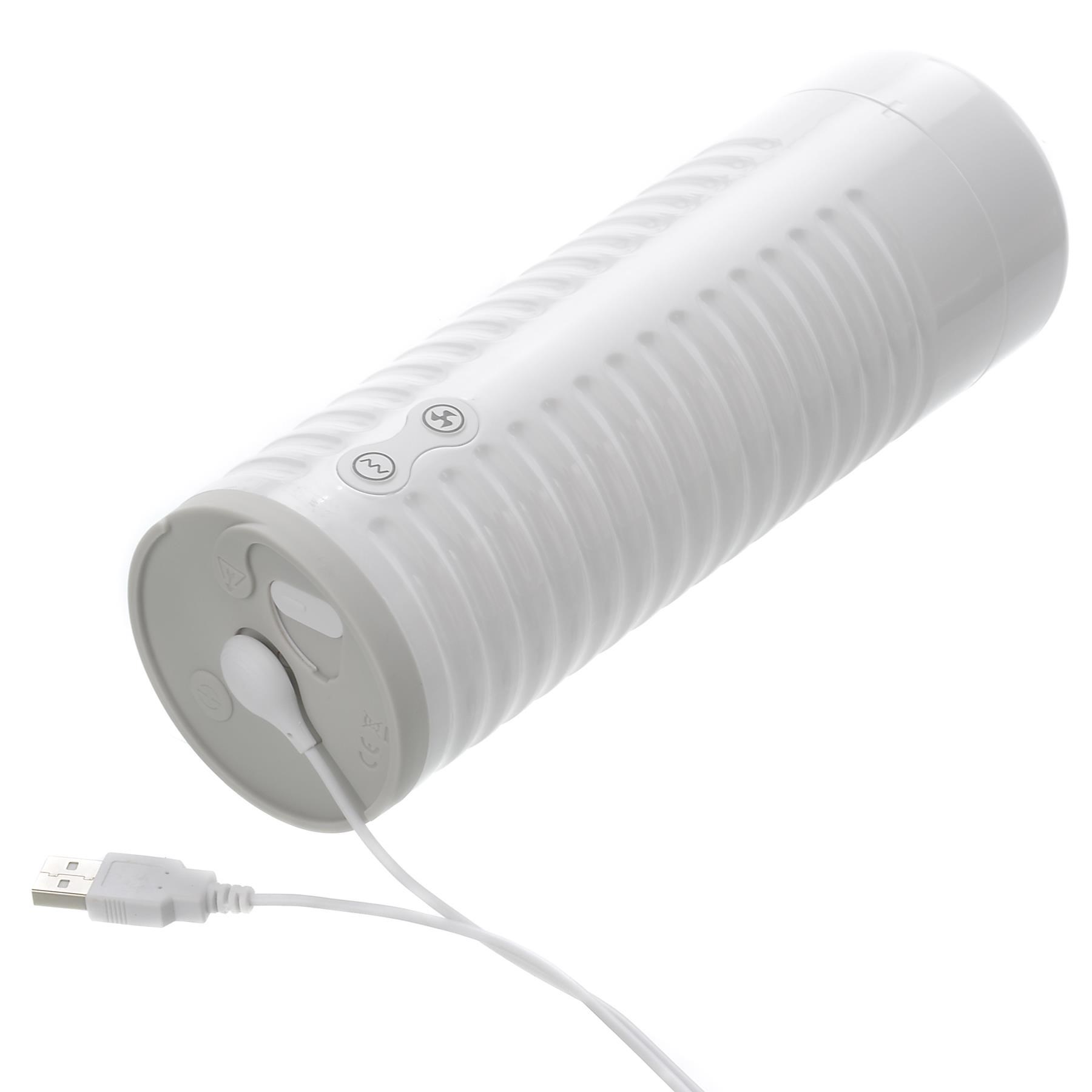 Lovense Max 2 Bluetooth Male Masturbator- Showing Where Charging Cable is Placed